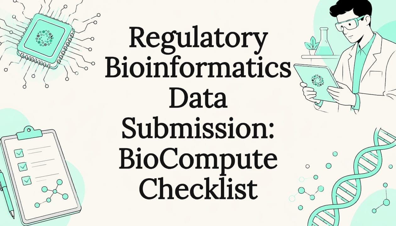 Regulatory Bioinformatics Data Submission: BioCompute Checklist