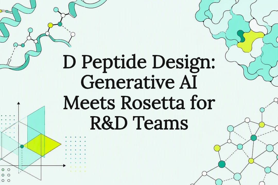 D Peptide Design: Generative AI Meets Rosetta for R&D Teams