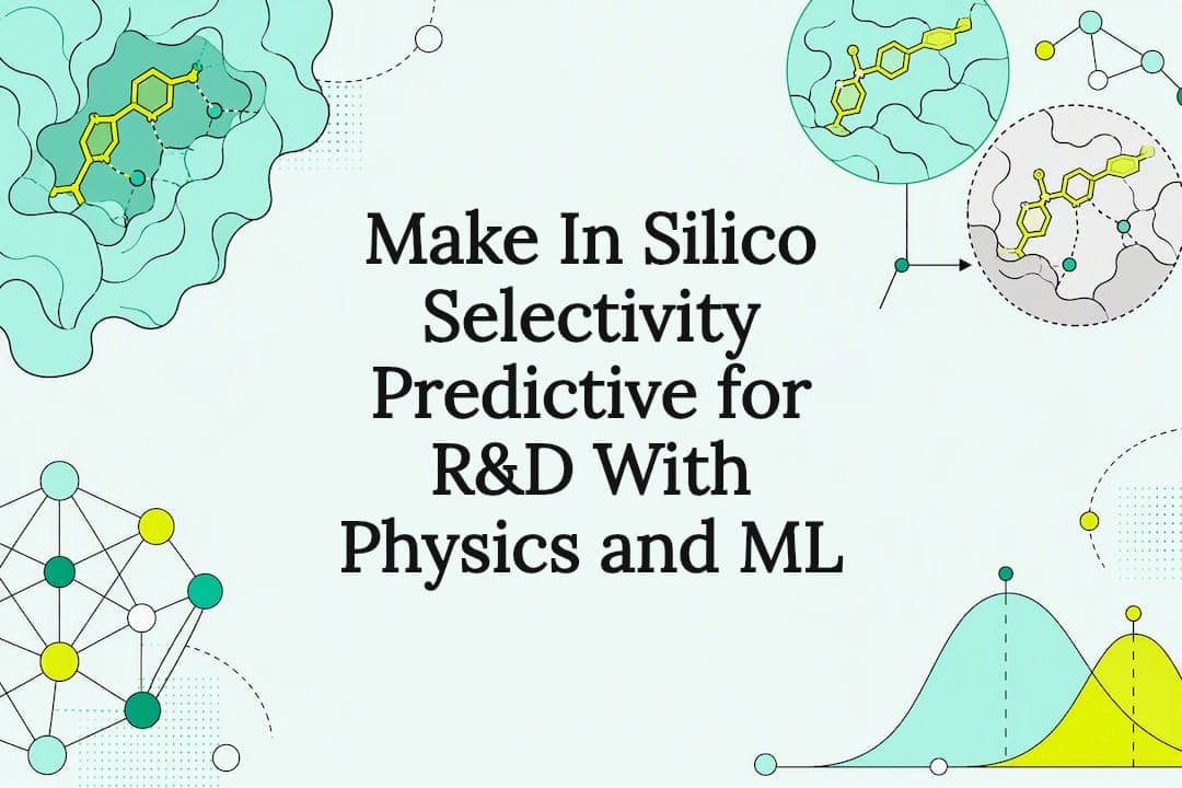Make In Silico Selectivity Predictive for R&D With Physics and ML