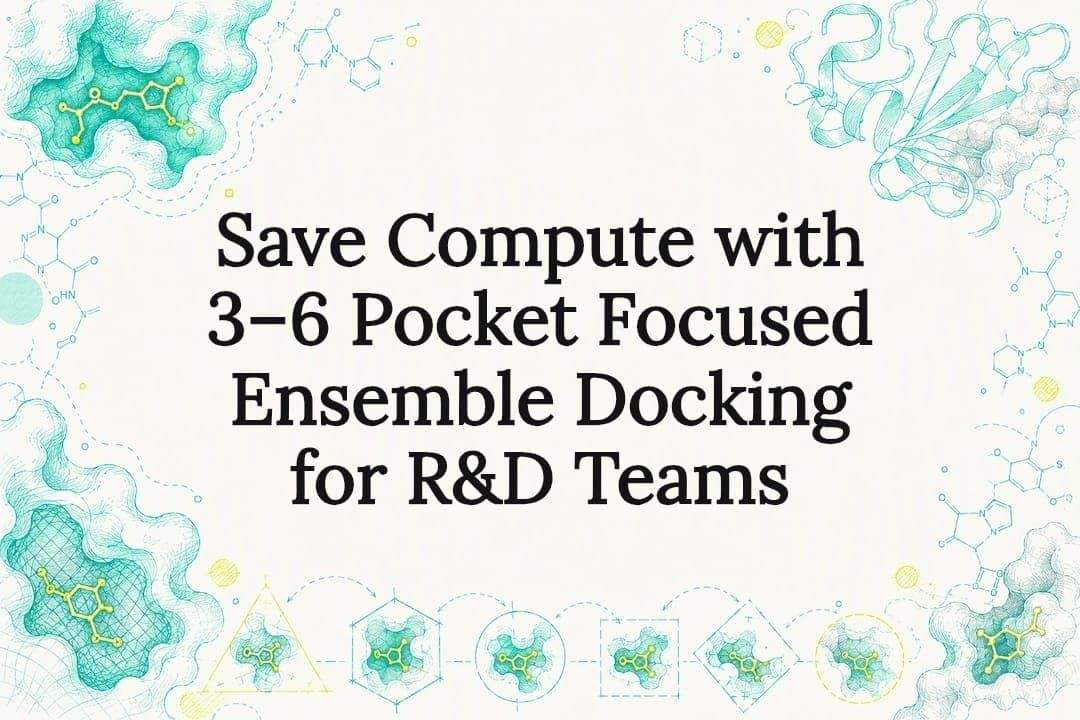 Save Compute with 3–6 Pocket Focused Ensemble Docking for R&D Teams