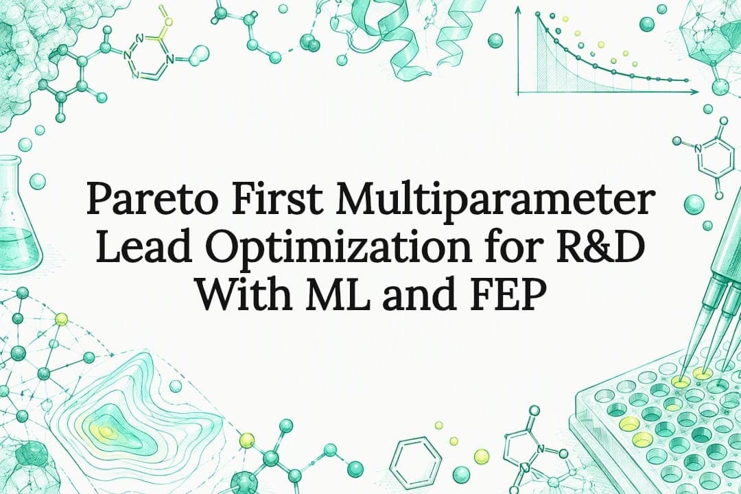 Pareto First Multiparameter Lead Optimization for R&D With ML and FEP
