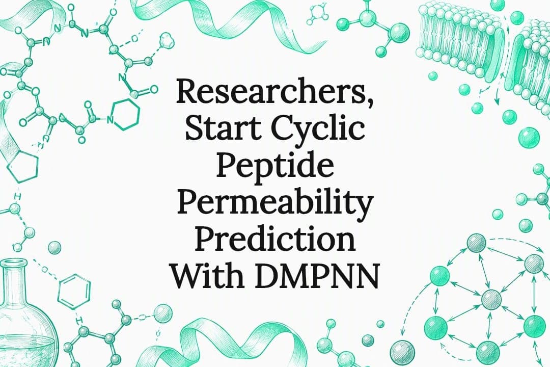 Researchers, Start Cyclic Peptide Permeability Prediction With DMPNN